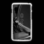 Coque LG L5 2 Jambe sexy en noir et blanc 10