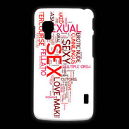 Coque LG L5 2 Nuage de mots sexy 2