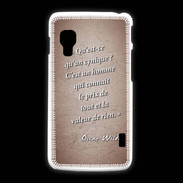 Coque LG L5 2 Cynique Rouge Citation Oscar Wilde