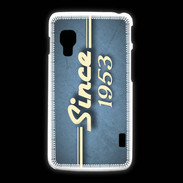 Coque LG L5 2 Since 1953 Bleu
