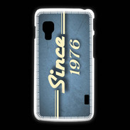 Coque LG L5 2 Since 1976 Bleu