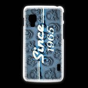 Coque LG L5 2 Since crane bleu 1965