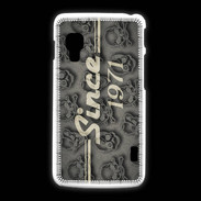 Coque LG L5 2 Since crane gris 1971