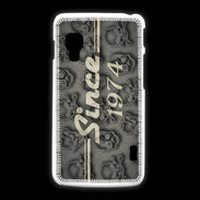 Coque LG L5 2 Since crane gris 1974