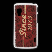 Coque LG L5 2 Since crane rouge 1973