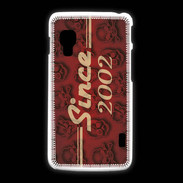 Coque LG L5 2 Since crane rouge 2002
