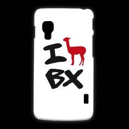 Coque LG L5 2 Lama de bordeaux