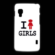 Coque LG L5 2 I love Girl