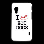 Coque LG L5 2 I love Hot Dogs