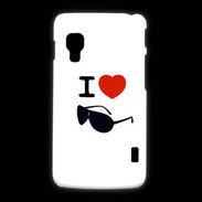 Coque LG L5 2 I love Lunette Fun 2