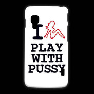Coque LG L5 2 I love Play Pussy