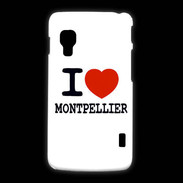 Coque LG L5 2 I love Montpellier