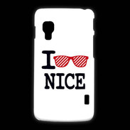 Coque LG L5 2 I love Nice 2