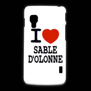 Coque LG L5 2 I love Sable d'Olonne
