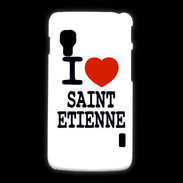 Coque LG L5 2 I love Saint Etienne