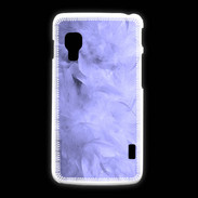 Coque LG L5 2 Effet de plumes bleues PR