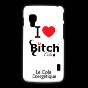 Coque LG L5 2 I love Bitch Cola 2