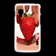 Coque LG L5 2 Plaisir et fraise PR10