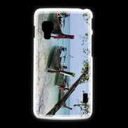 Coque LG L5 2 DP Barge en bord de plage 2