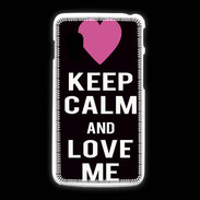 Coque LG L5 2 Keep Calm Love Noir