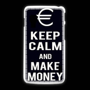 Coque LG L5 2 Keep Calm Make money Noir