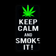 Coque LG L5 2 Keep Calm Smoke Noir