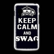 Coque LG L5 2 Keep Calm Swag Noir