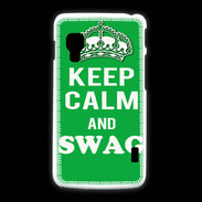 Coque LG L5 2 Keep Calm Swag Vert
