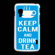 Coque LG L5 2 Keep Calm Drink Tea Cyan