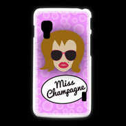 Coque LG L5 2 Miss Champagne Rousse
