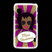 Coque LG L5 2 Miss business Black