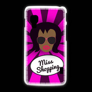 Coque LG L5 2 Miss Shopping Black