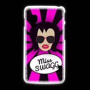 Coque LG L5 2 Miss Swag Brune