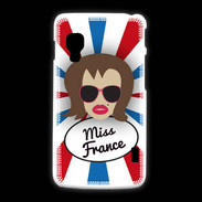 Coque LG L5 2 Miss France Chatain