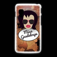 Coque LG L5 2 Miss Guadeloupe Brune