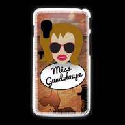 Coque LG L5 2 Miss Guadeloupe Rousse