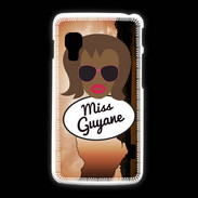 Coque LG L5 2 Miss Guyane Black