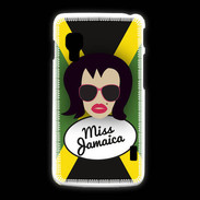 Coque LG L5 2 Miss Jamaica Brune