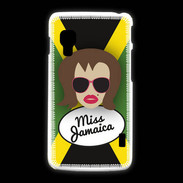 Coque LG L5 2 Miss Jamaica Chatain