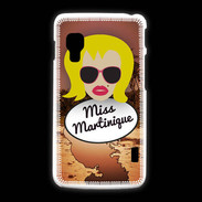 Coque LG L5 2 Miss Martinique Blonde