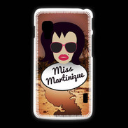 Coque LG L5 2 Miss Martinique Brune