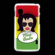 Coque LG L5 2 Miss Rasta Brune