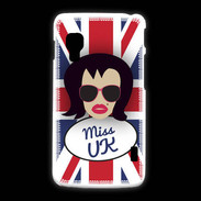 Coque LG L5 2 Miss UK Brune
