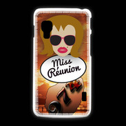 Coque LG L5 2 Miss Réunion Rousse