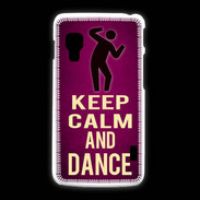 Coque LG L5 2 Keep Calm and Dance Rose