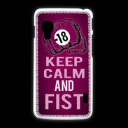 Coque LG L5 2 Keep Calm and Fist Rose