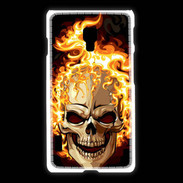 Coque LG L7 2 Tête de mort en flamme 5