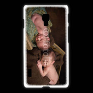 Coque LG L7 2 Jumeaux dormant dans des caisses