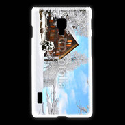 Coque LG L7 2 Chalet enneigé 2