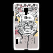 Coque LG L7 2 Tête de Mort Skull King